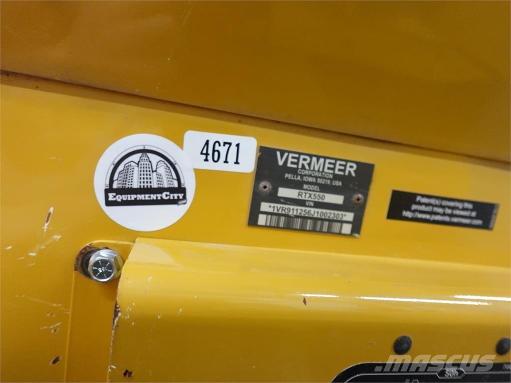 Vermeer RTX550 Zanjadoras