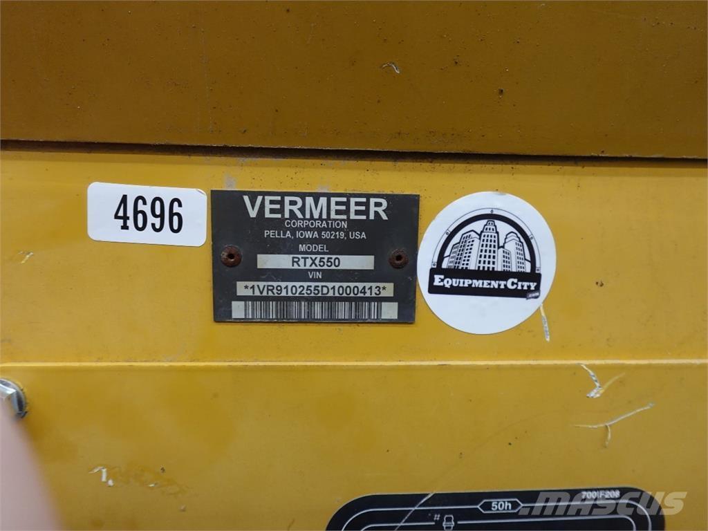 Vermeer RTX550 Zanjadoras