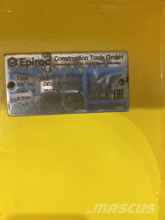 Epiroc HB3100 Martillos hidráulicos