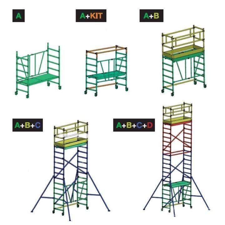 Faraone COM160XS.A.KIT - wieża jezdna Andamios
