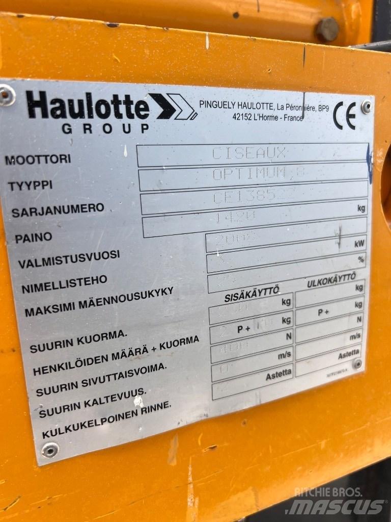 Haulotte Optimum  8 Plataformas tijera