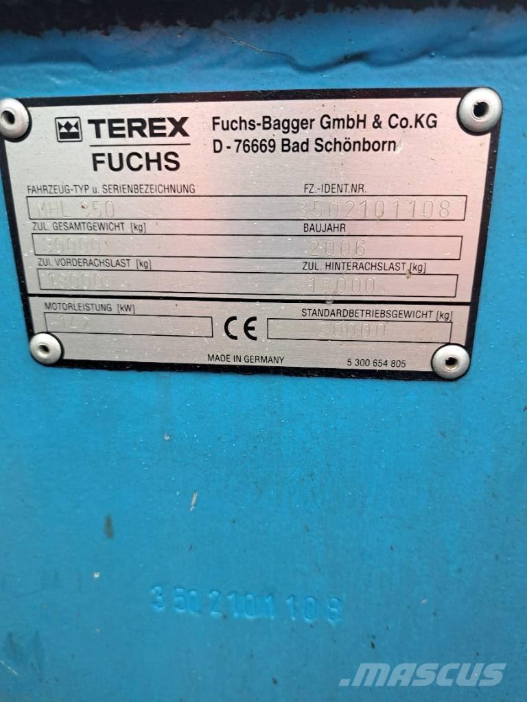 Fuchs MHL 350 Manejadores de residuos industriales