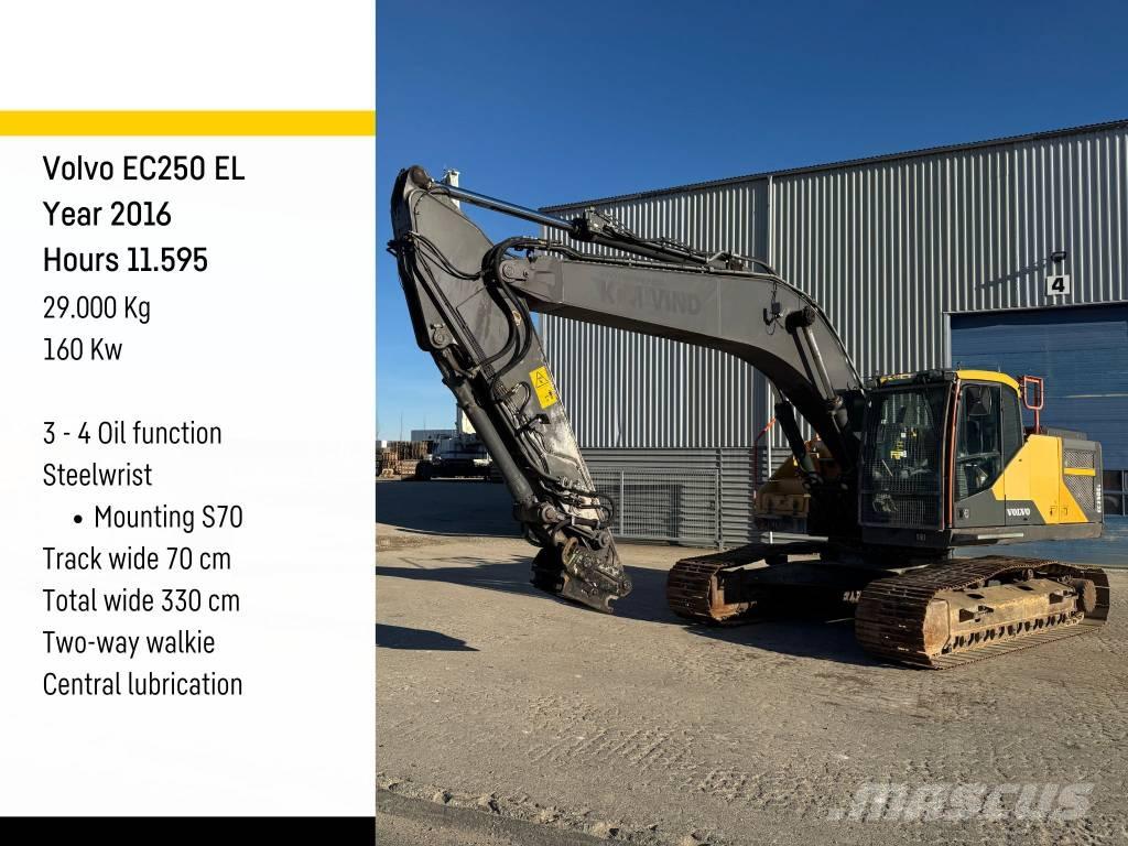 Volvo EC 250 EL Excavadoras sobre orugas