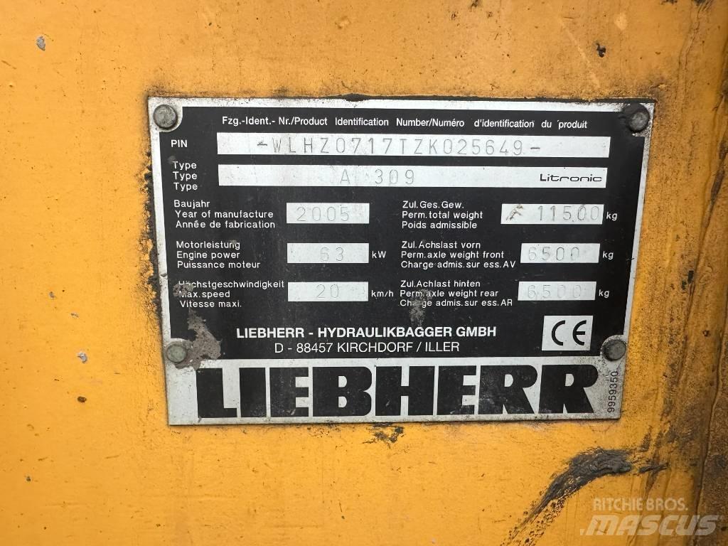 Liebherr A 309 Excavadoras de ruedas