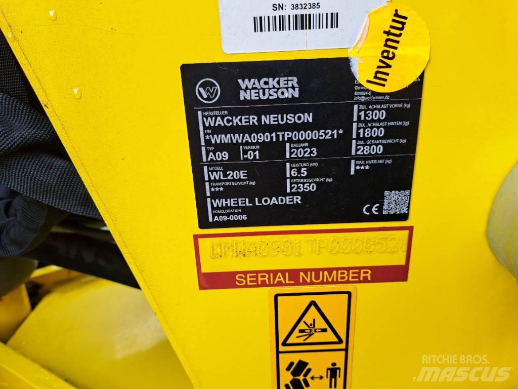 Wacker Neuson WL20e Cargadoras sobre ruedas