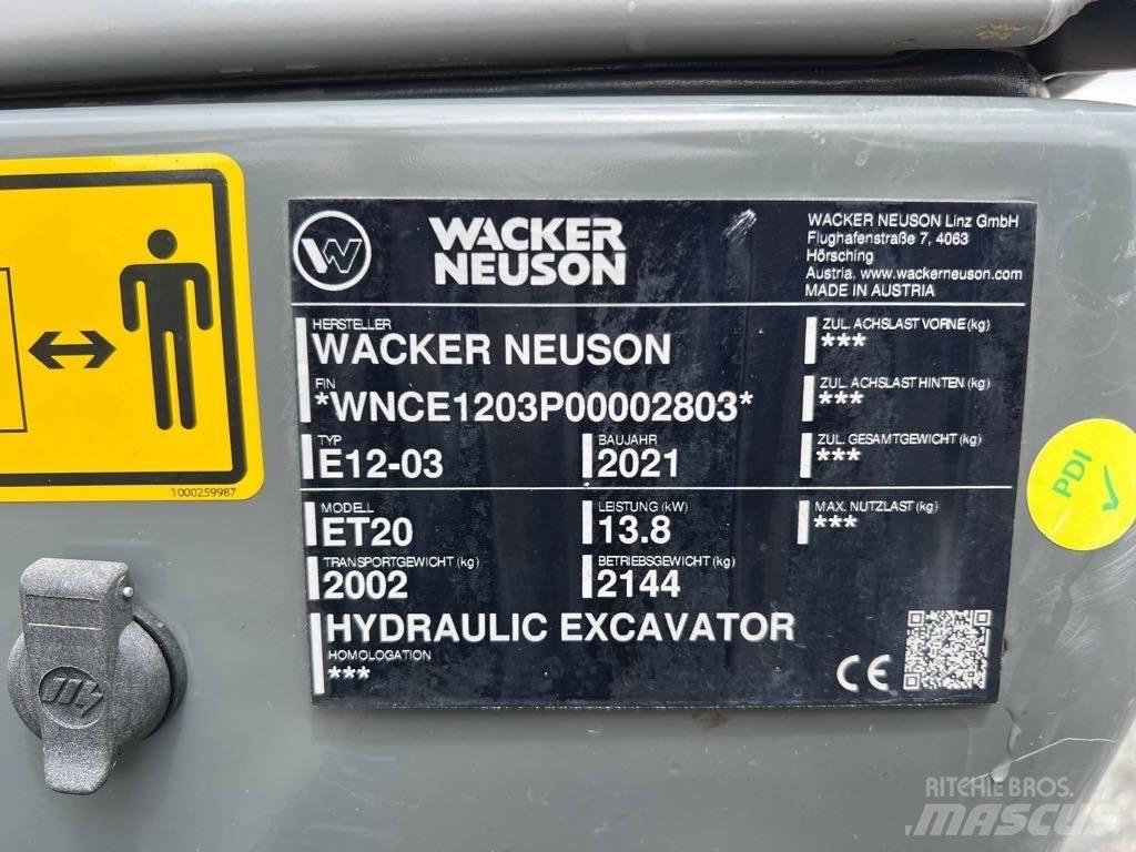 Wacker Neuson ET20 Excavadoras sobre orugas