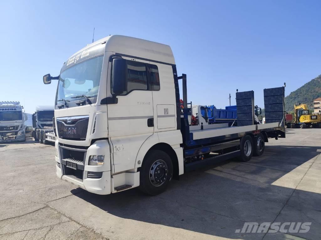 MAN TGX 26.440 Camiones de superficie plana/cabrestantes