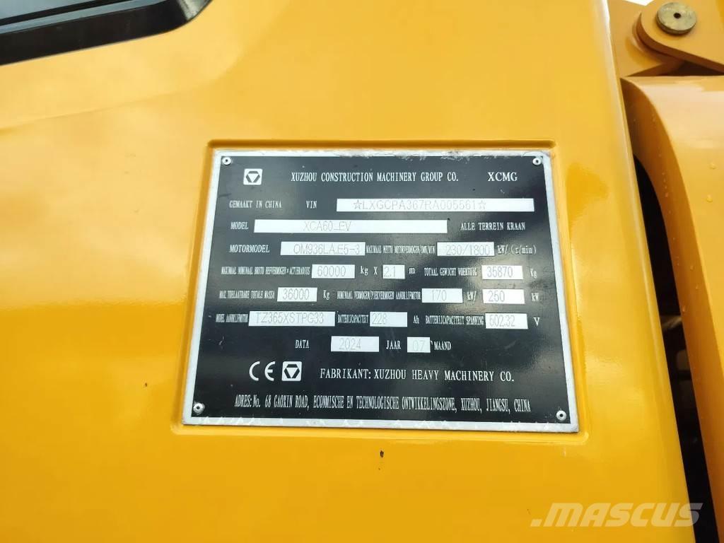 XCMG XCA60_EV Grúas todo terreno