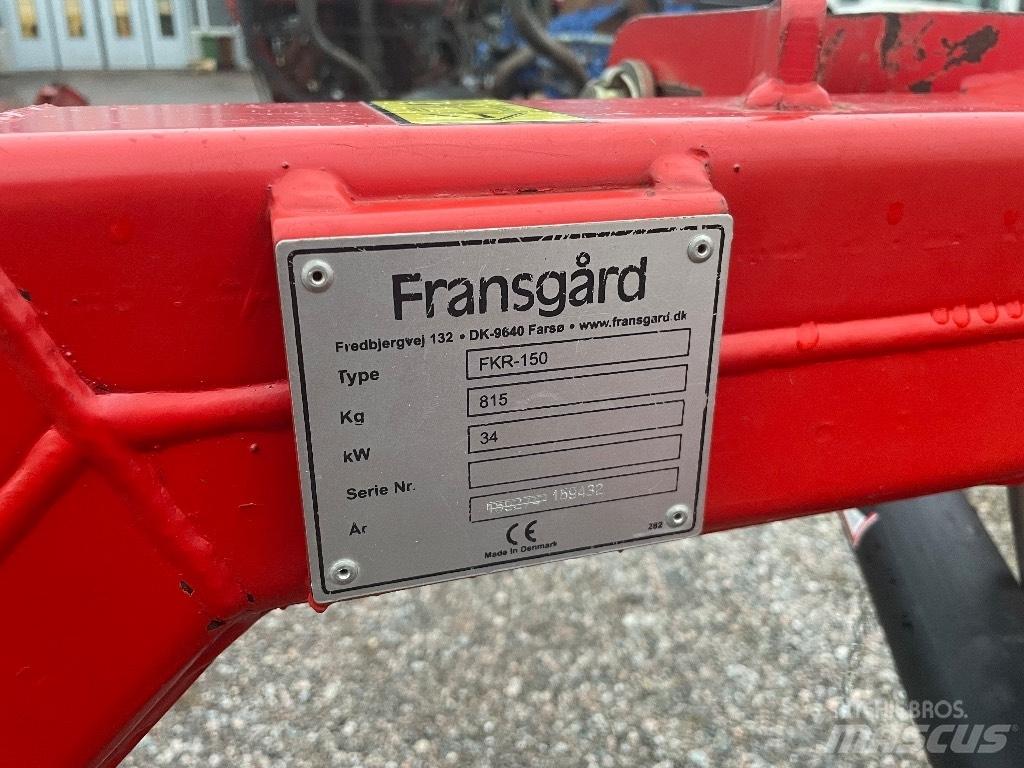 Fransgård FKR 150 Segadoras y cortadoras de hojas para pasto