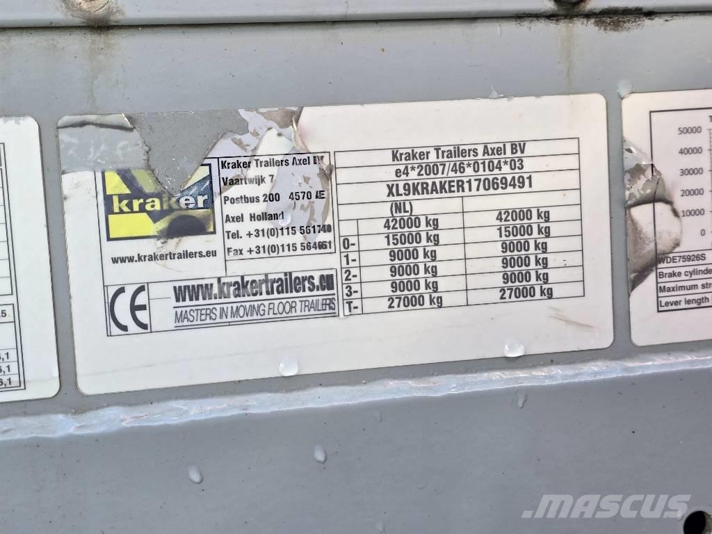 Kraker CF-200 Cajas de piso oscilante