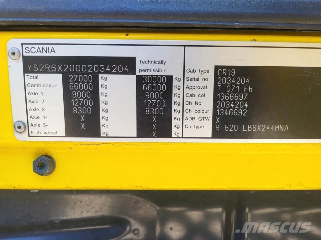 Scania R620 6X2*4 Bañeras basculantes usadas