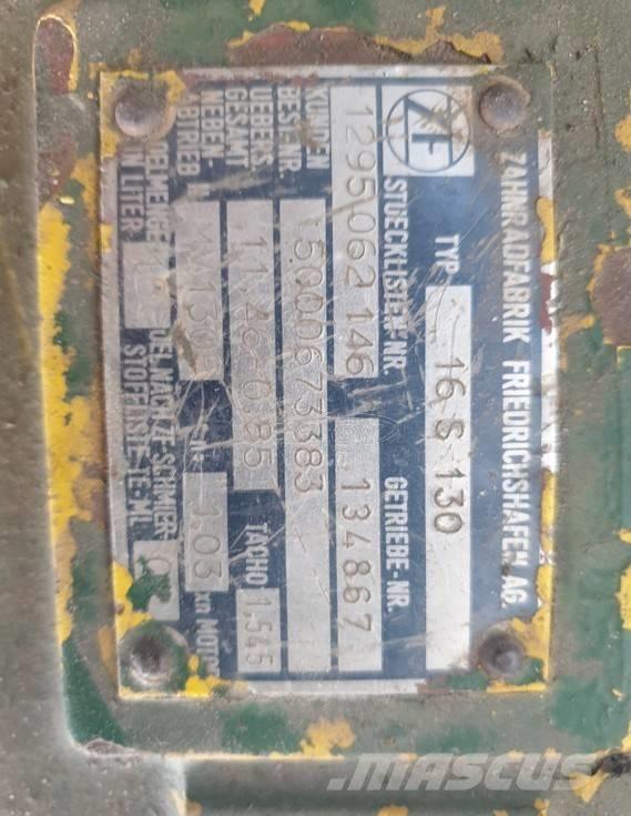 ZF 16S-130 WITH PTO Cajas de cambios