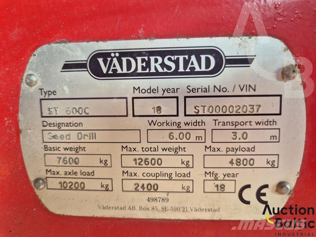 Väderstad ST 600C Perforadoras combinadas