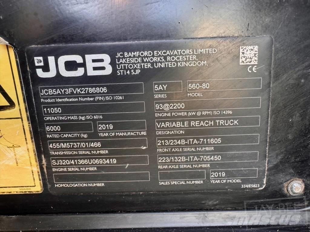 JCB 560-80 Carretillas telescópicas