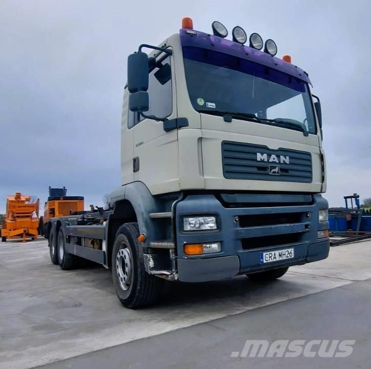 MAN TGA 26.363 Camiones elevadores de gancho