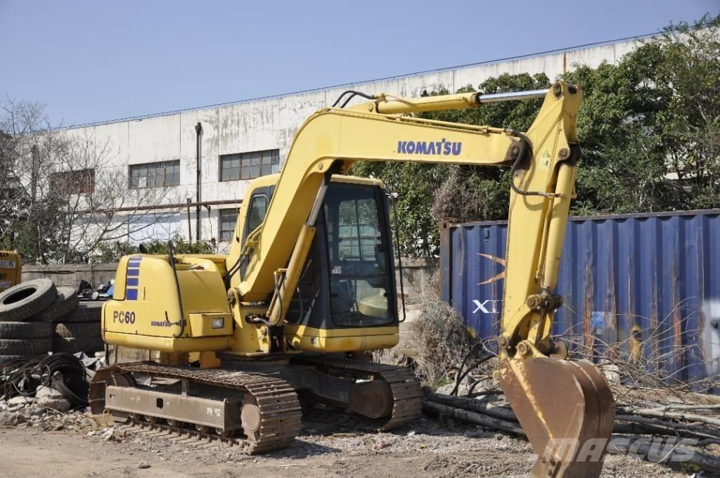 Komatsu PC 60 Excavadoras sobre orugas