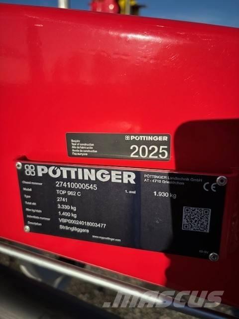 Pöttinger Top 962C Segadoras hileradoras