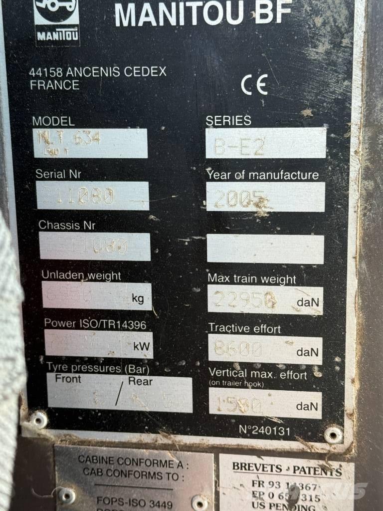 Manitou MLT 634-120 Carretillas telescópicas