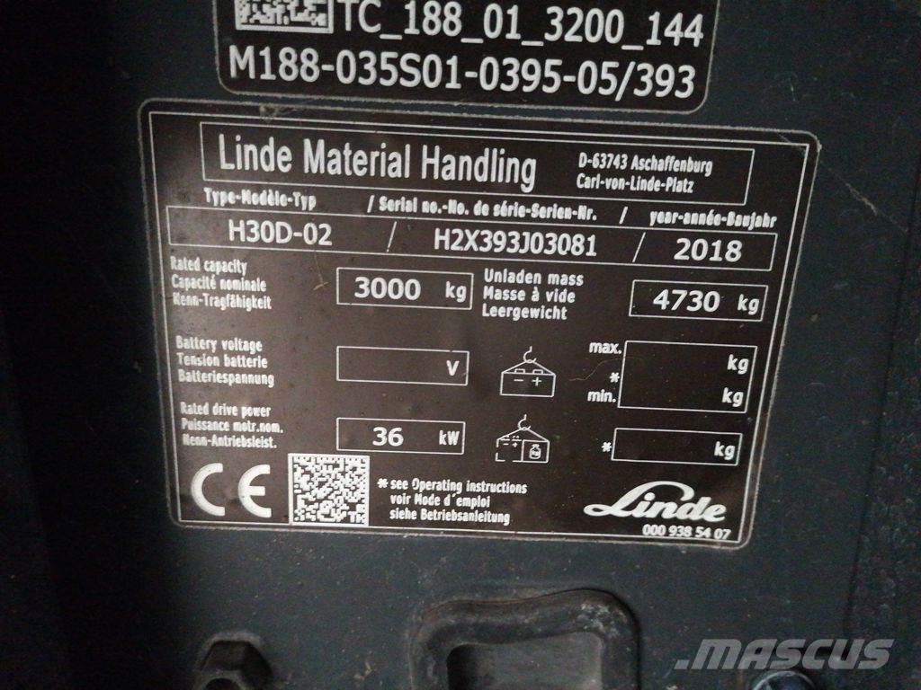 Linde H30D-02 Camiones diesel