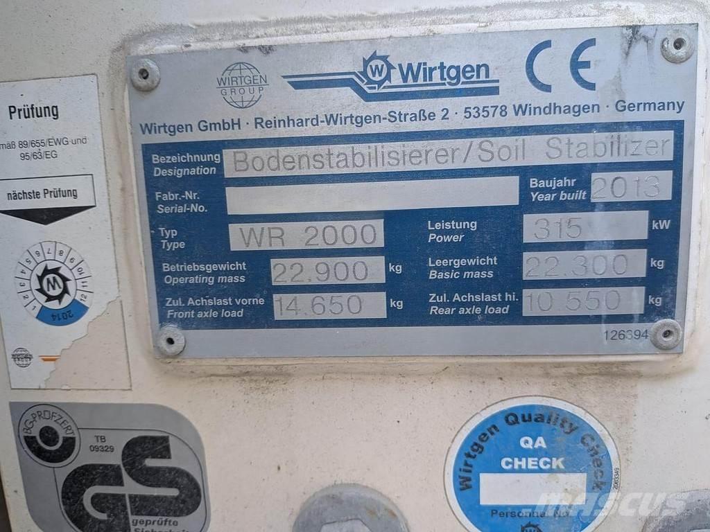 Wirtgen WR2000 Recicladoras de asfalto