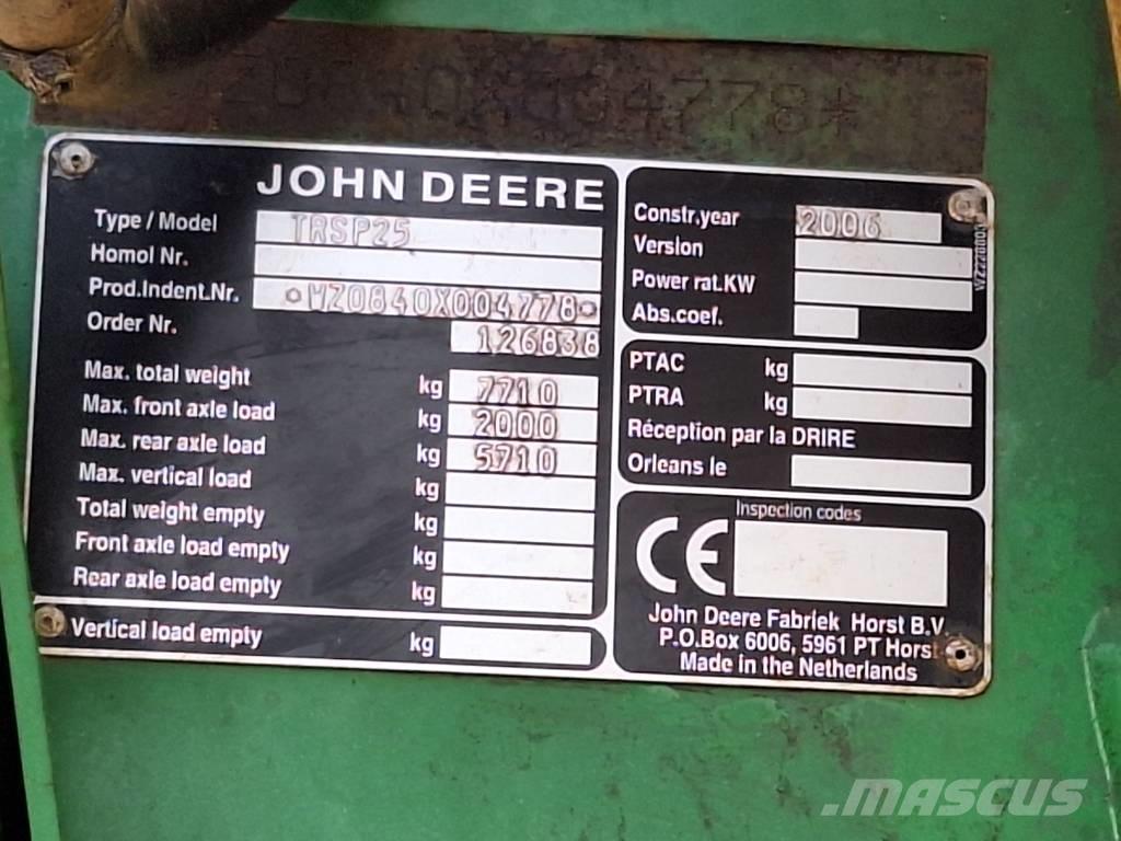 John Deere 840 Pulverizadores arrastrados