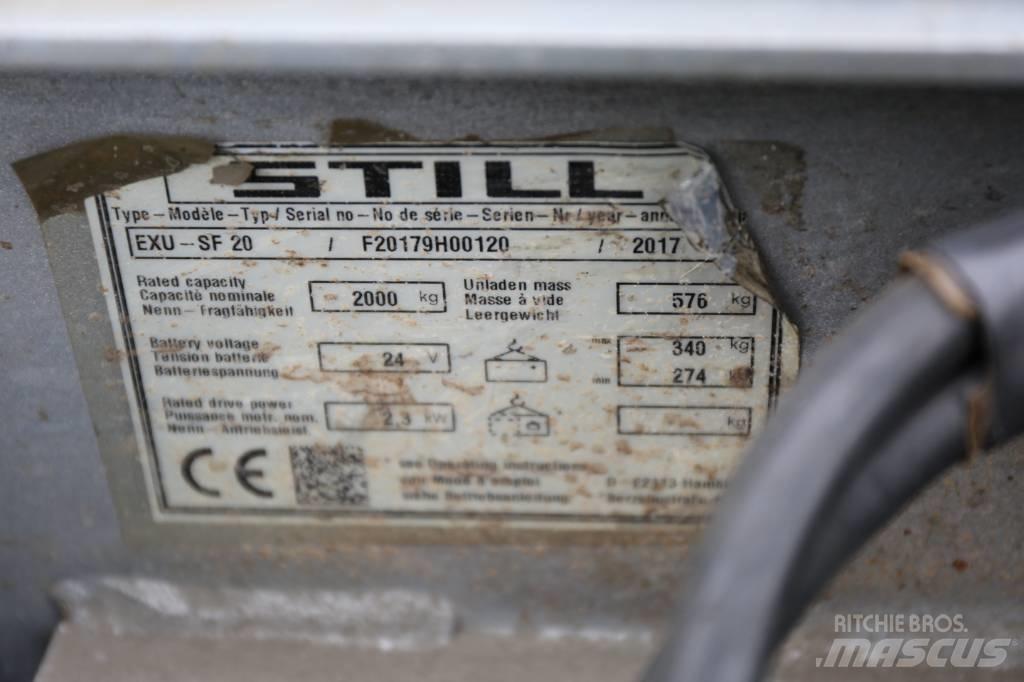 Still EXUSF20 Montacargas con plataformas de baja elevación