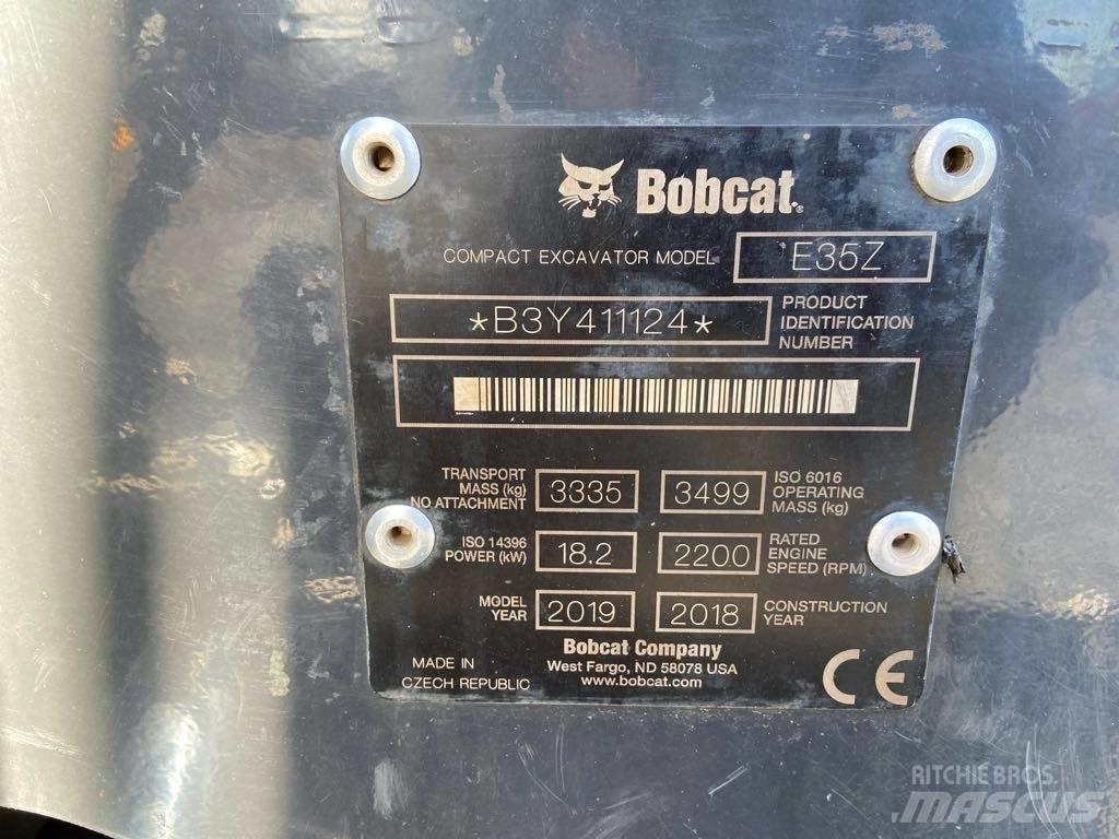 Bobcat E35Z Excavadoras sobre orugas