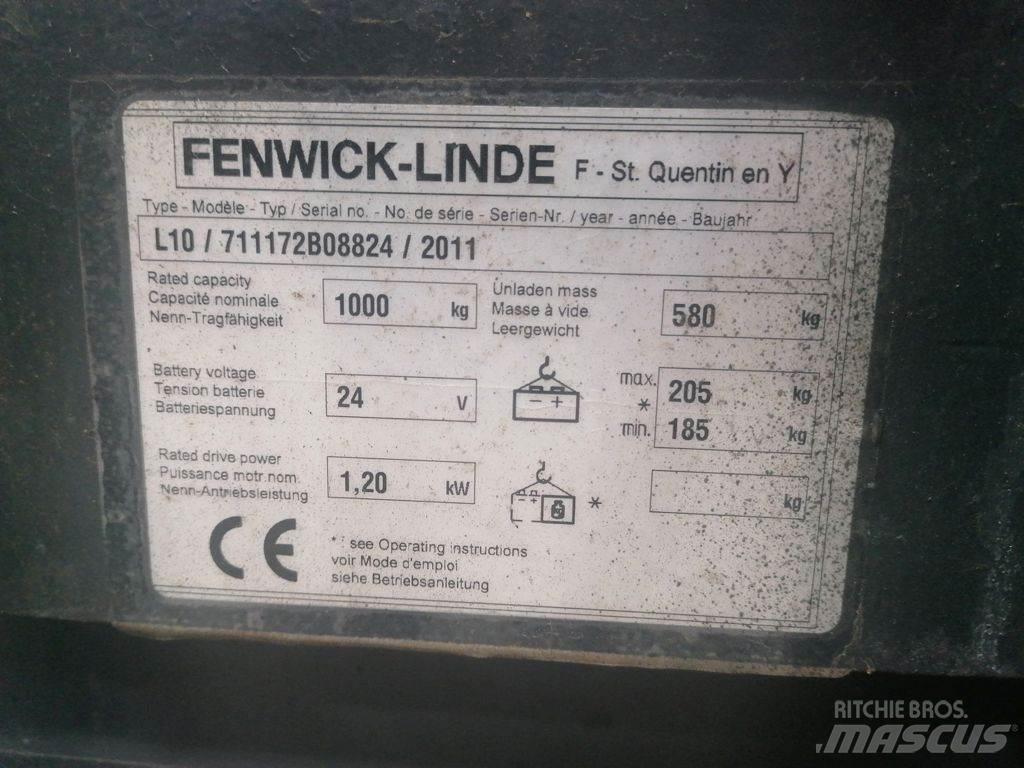 Linde L10 Montacargas manual