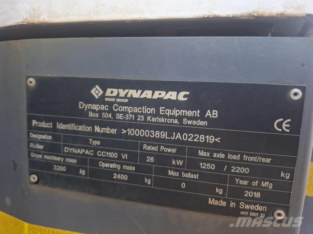 Dynapac CC 1100 VI Rodillos de doble tambor