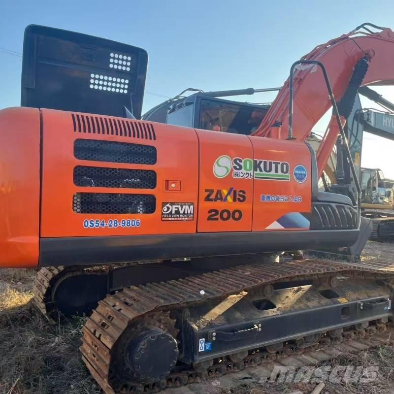 Hitachi ZX 200 Excavadoras sobre orugas