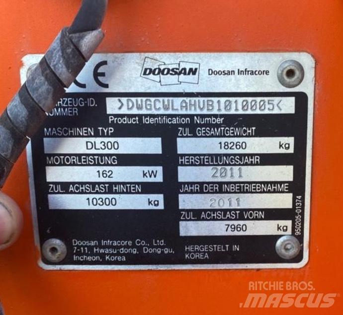 Doosan DL 300 Cargadoras sobre ruedas