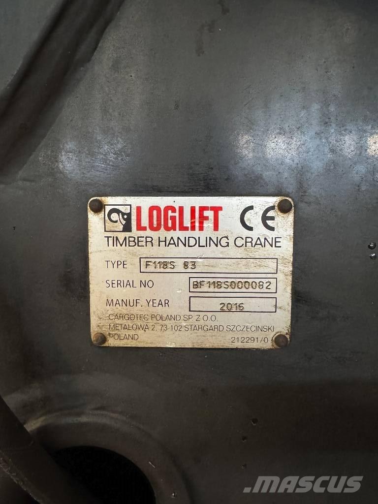 Loglift 118 S T Grúas para madera