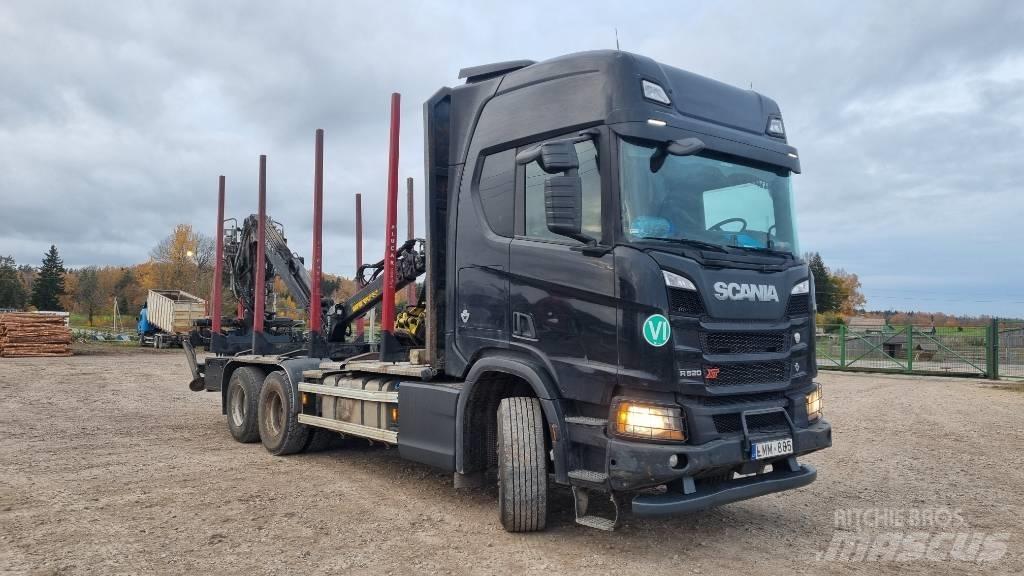 Scania R 520 Transportes de madera