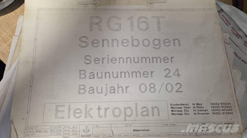 Bauer RTG 16T Martinetes vibradores