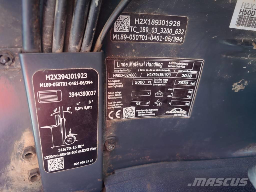 Linde H50D600/394 Camiones diesel