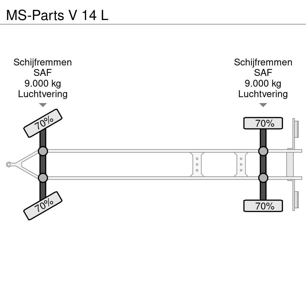  MS-PARTS V 14 L Remolques de cama baja