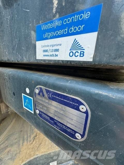 Hyundai HX 160 Excavadoras sobre orugas