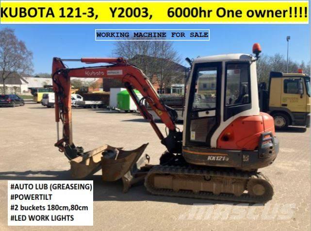 Kubota KX121-3 Miniexcavadoras