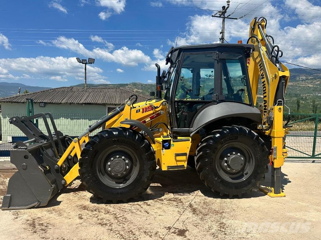 New Holland B 115 B Retrocargadoras