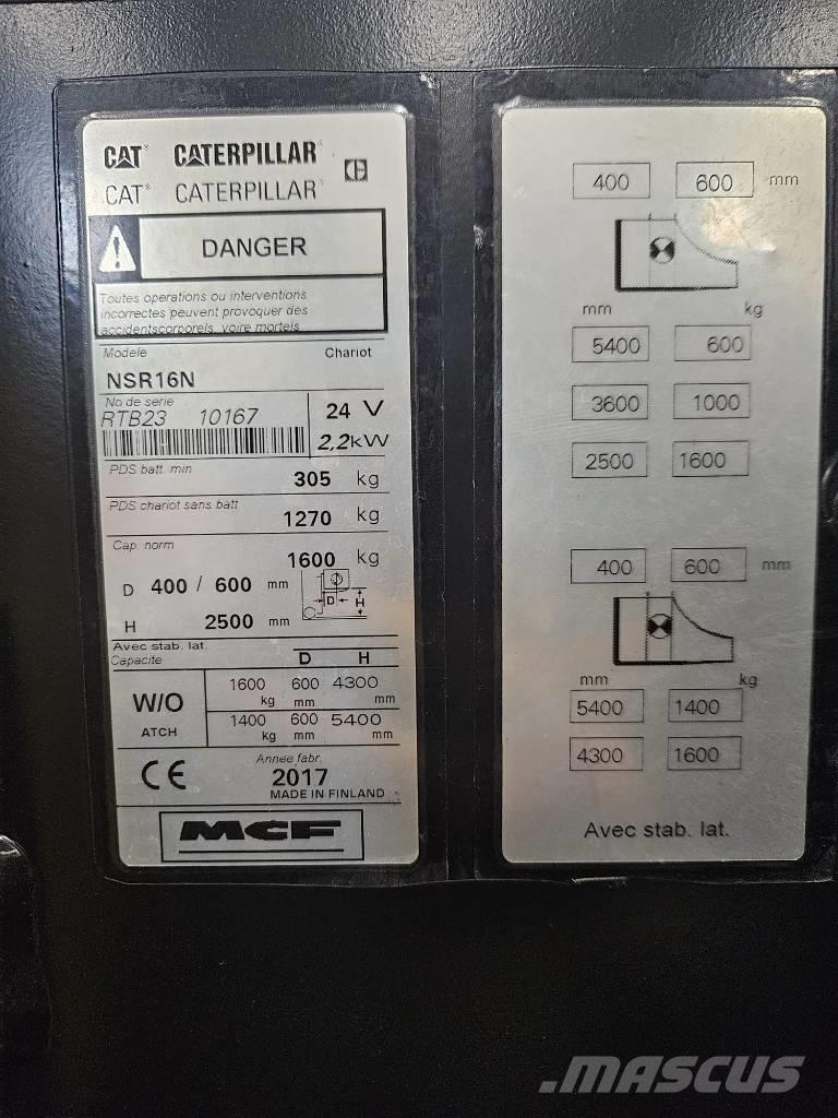 CAT NSR16N (Vuokralla) Apiladoras eléctricos