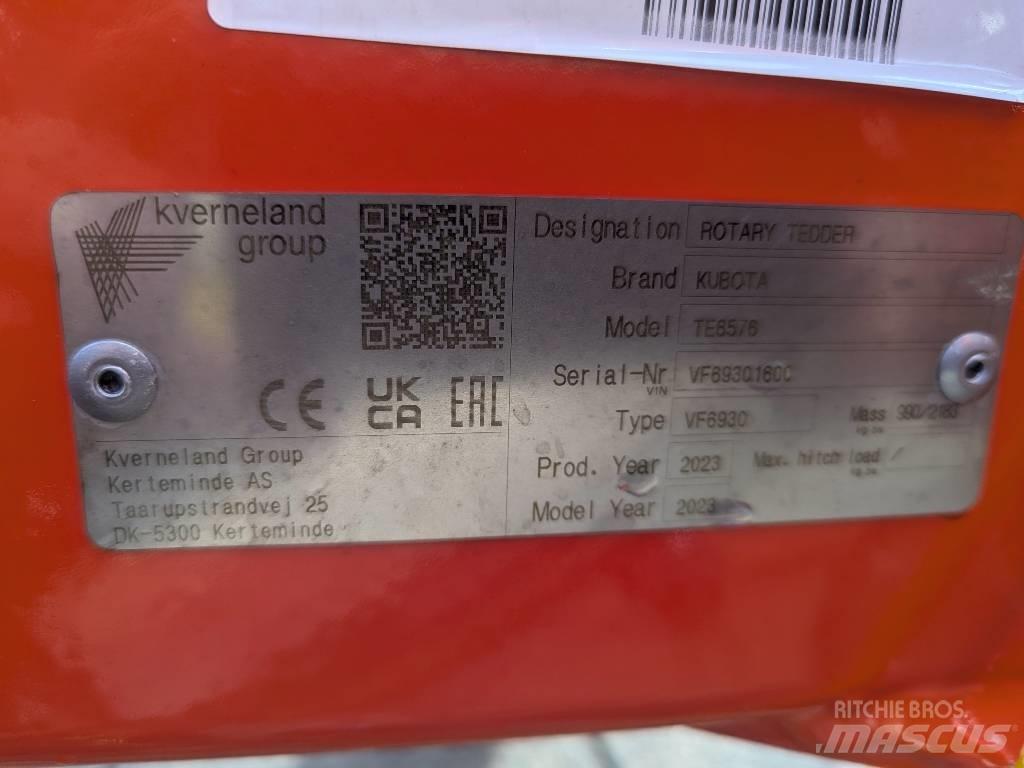 Kubota TE 6576 Accesorios para maquinaria de heno y forraje