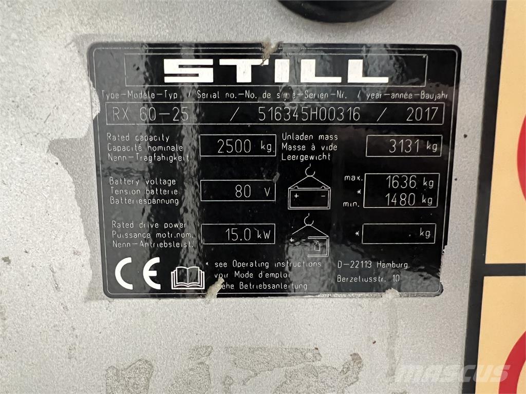 Still RX60-25 Carretillas de horquilla eléctrica