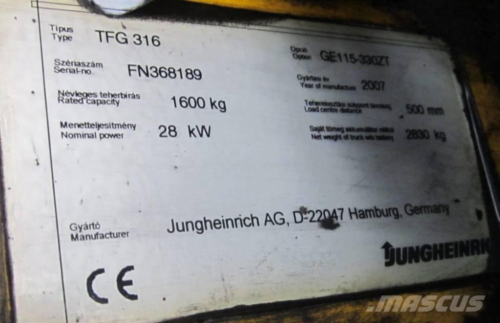 Jungheinrich TFG 316 Camiones LPG