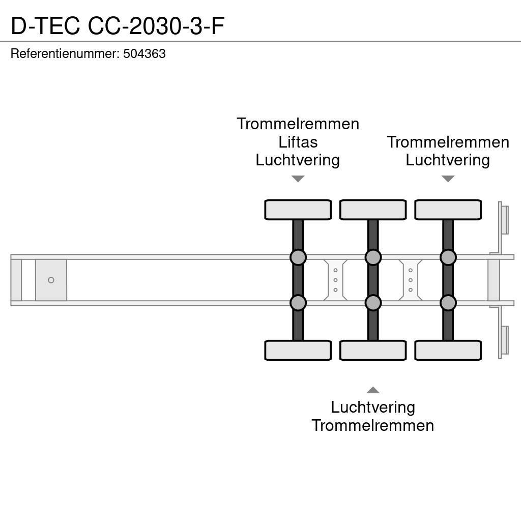 D-tec CC-2030-3-F Semirremolques portacontenedores