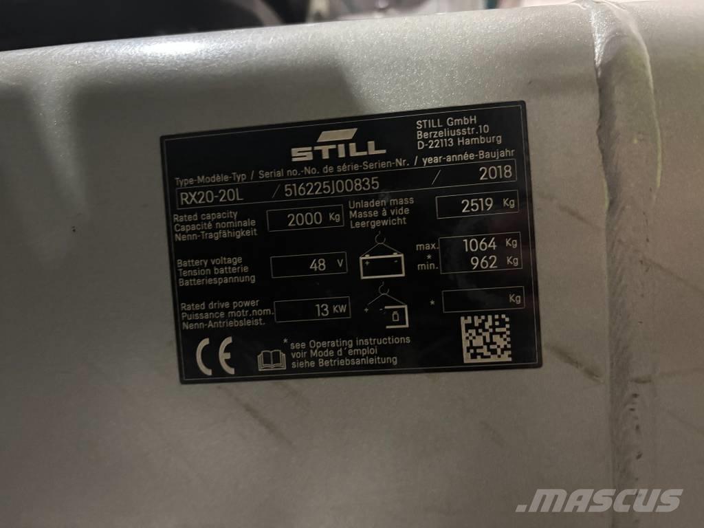 Still RX 20-20 L Carretillas de horquilla eléctrica