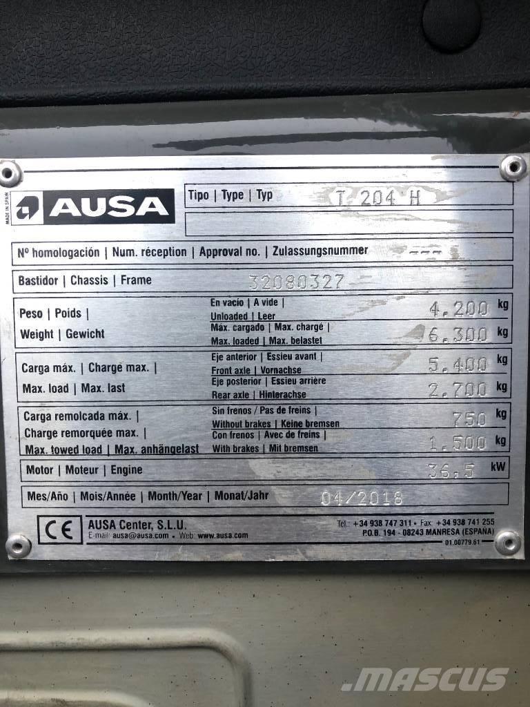 Ausa T 204 H Carretillas telescópicas