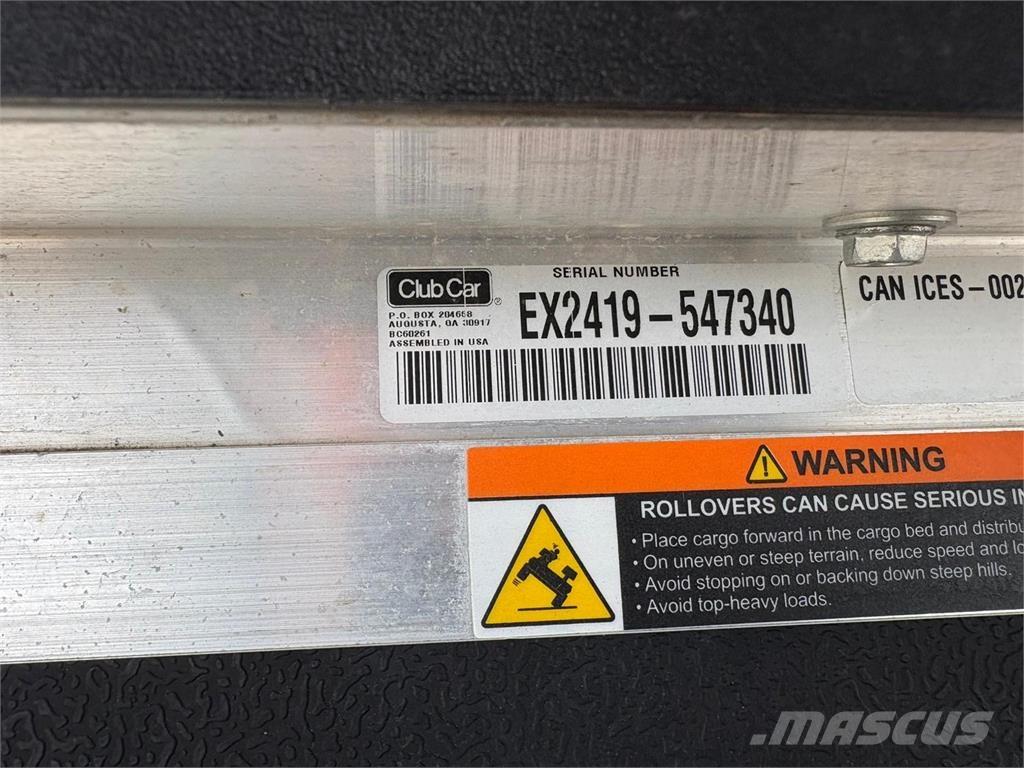 Club Car Carryall 700 Maquinarias para servicios públicos