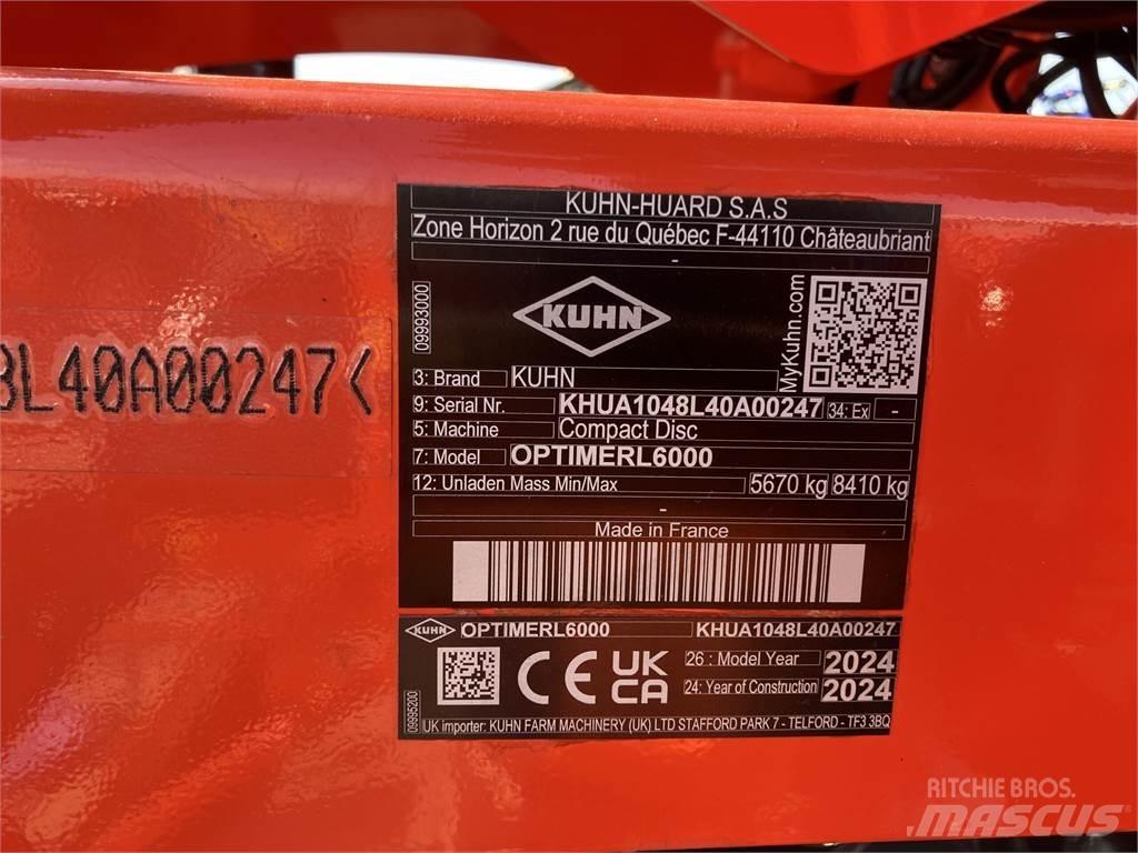 Kuhn L6000 Cultivadoras