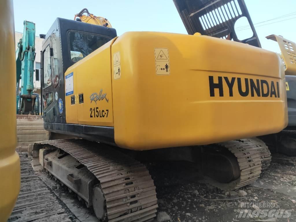 Hyundai R215-7 Excavadoras sobre orugas