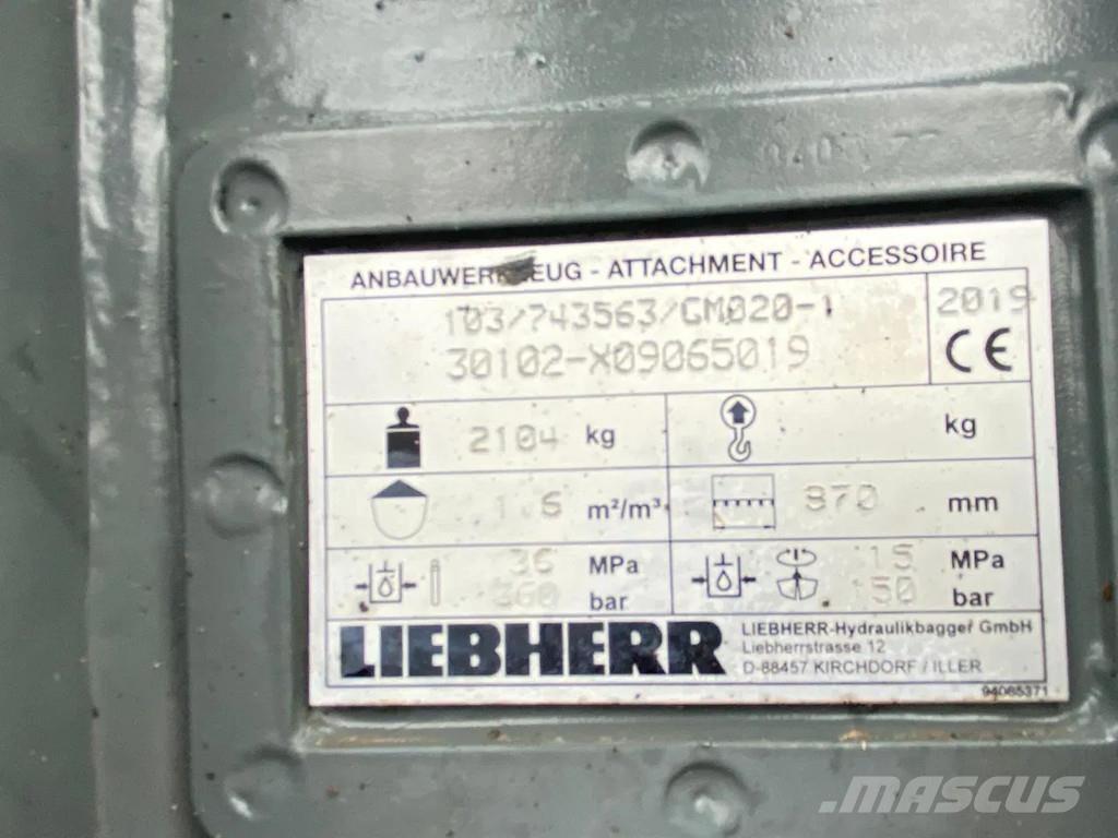 Liebherr GM020- 1 Pinzas